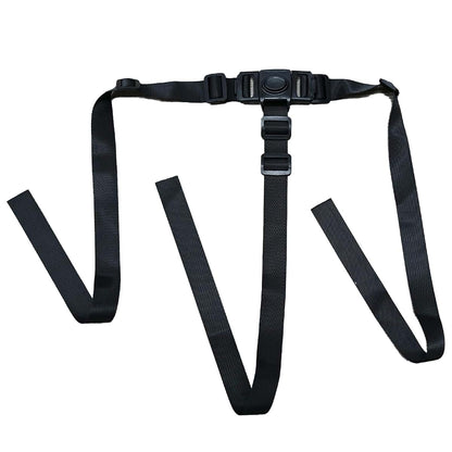 Dakexiong Universal 3-Point Harness for High Chair, Stroller, Black