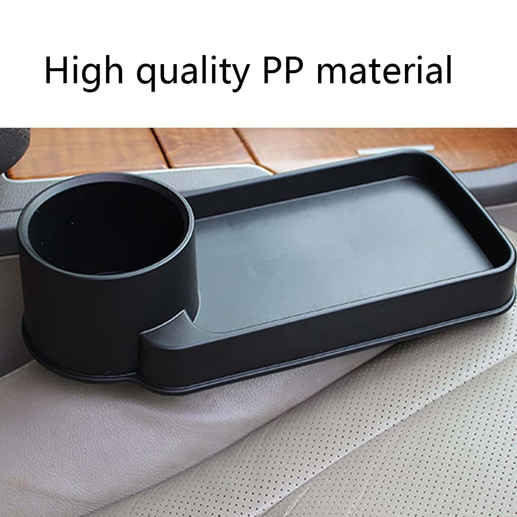 Waghaven Sofa Drink Holder Tray for Seat Cushions, Black Plastic (photo 3)