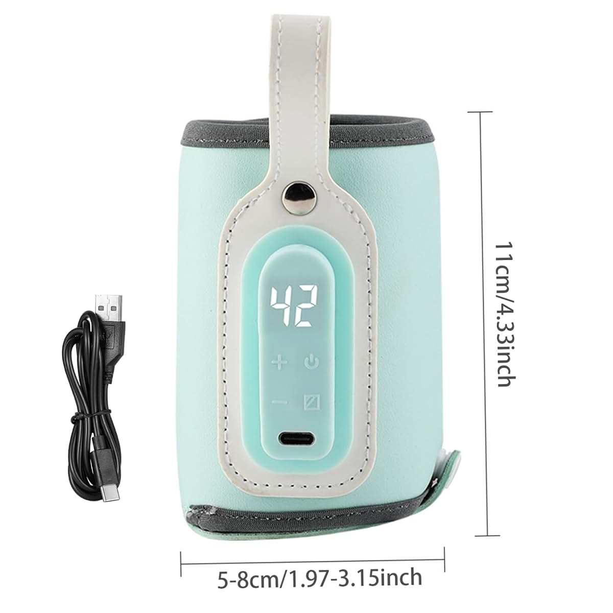 Gcroet USB Baby Bottle Warmer With Temp Control