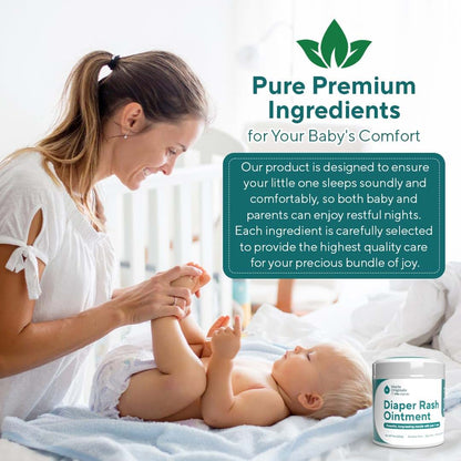 Marie Originals Premium Diaper Rash Ointment with Zinc Oxide, 8 oz