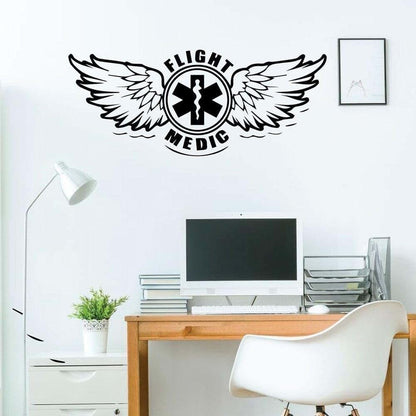 Flight Medic Wall Decal Vinyl Sticker, 57x136cm