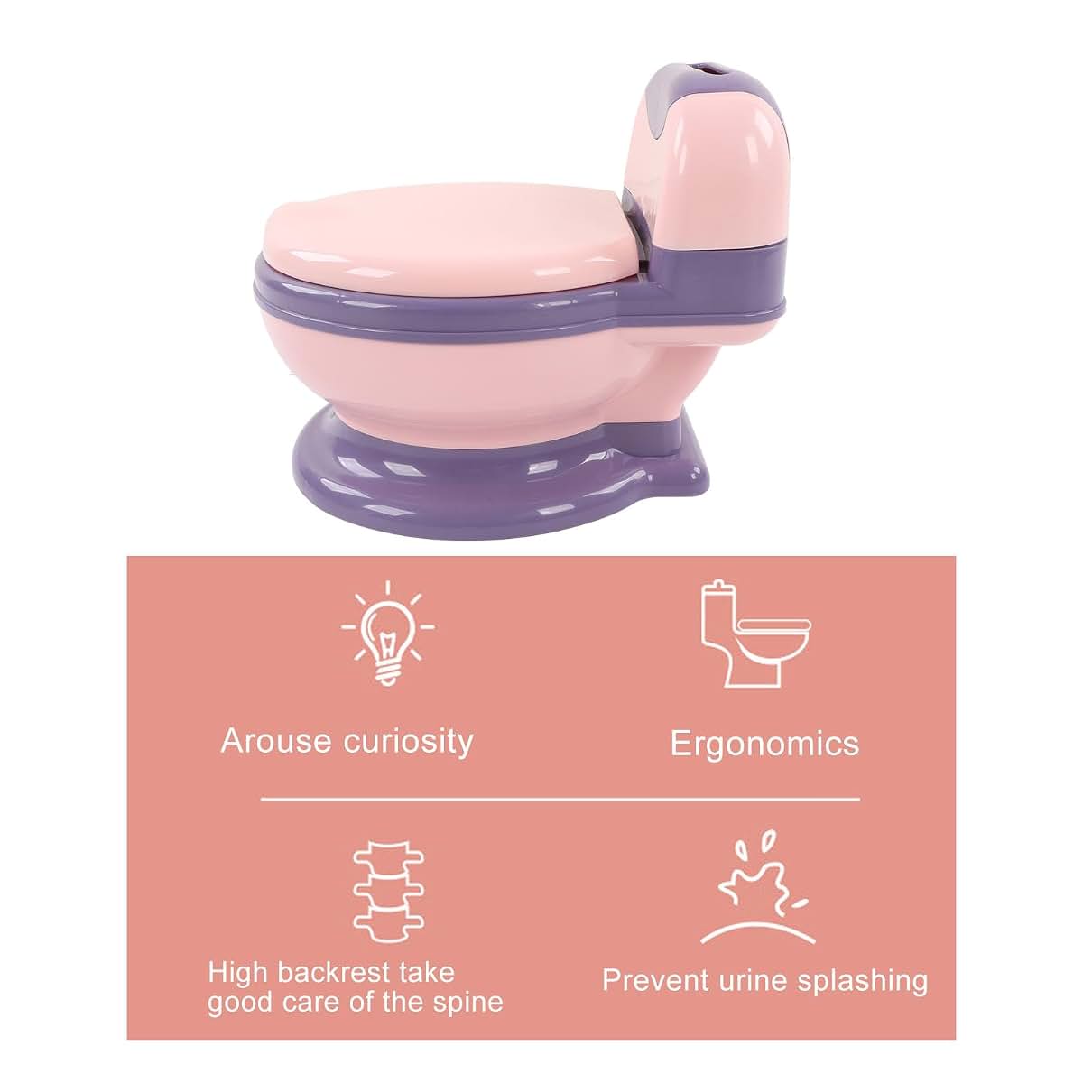 Luocute Baby Potty Training Toilet, Emulational Large Size Universal Detachable Potty Training Toilet, Potty Chair for (photo 2)