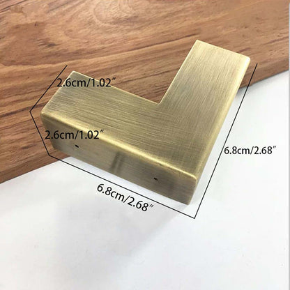 BabyOneStop Antique Solid Brass Corner Protectors For Furniture