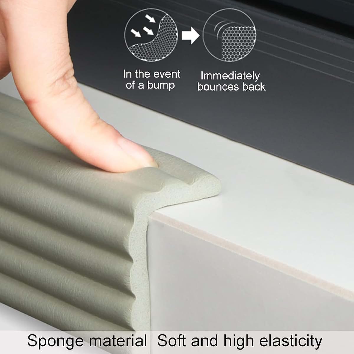 ACEFCXAUSVC Corner Protectors，Foam Edge Protectors， Multifunctional Edge and Corner Guard Coverage, Foam Bumpers (photo 2)