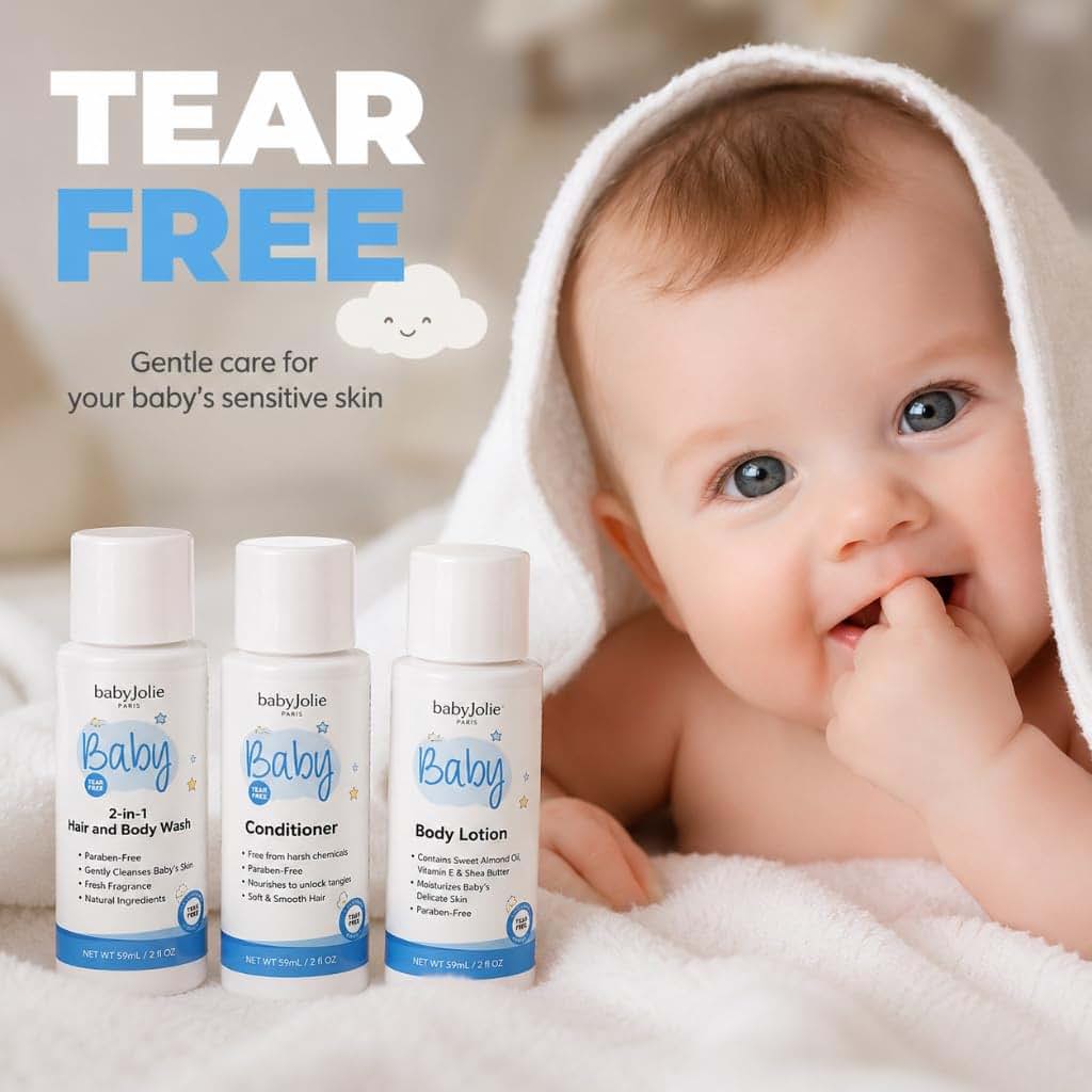 Baby Jolie Travel Kit and Baby Gift Set with 2 oz Essentials (photo 4)