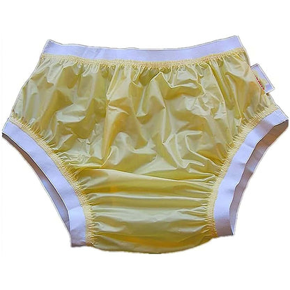 ZAKEKE Adult Incontinence Pants,Plastic Diapers,Adult Cloth Diapers Covers, Waterproof and Reusable Elderly Diapers