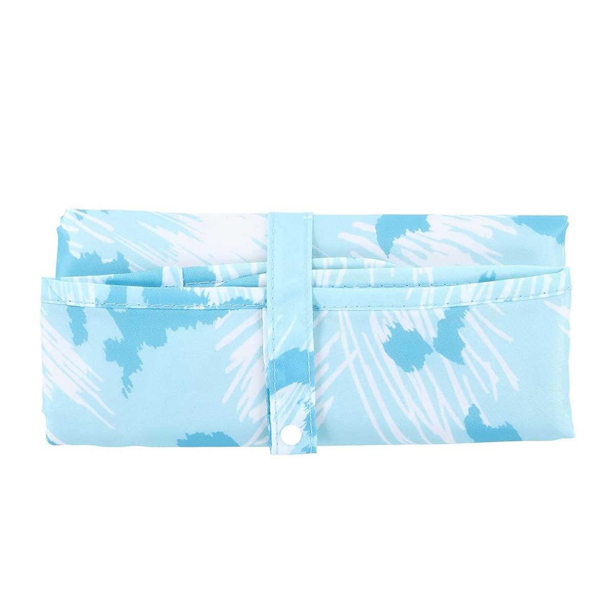 BAOK Baby Changing Pad, Outdoor Skinfriendly Nylon Waterproof Changing Pad for Home (Water Blue Graffiti)
