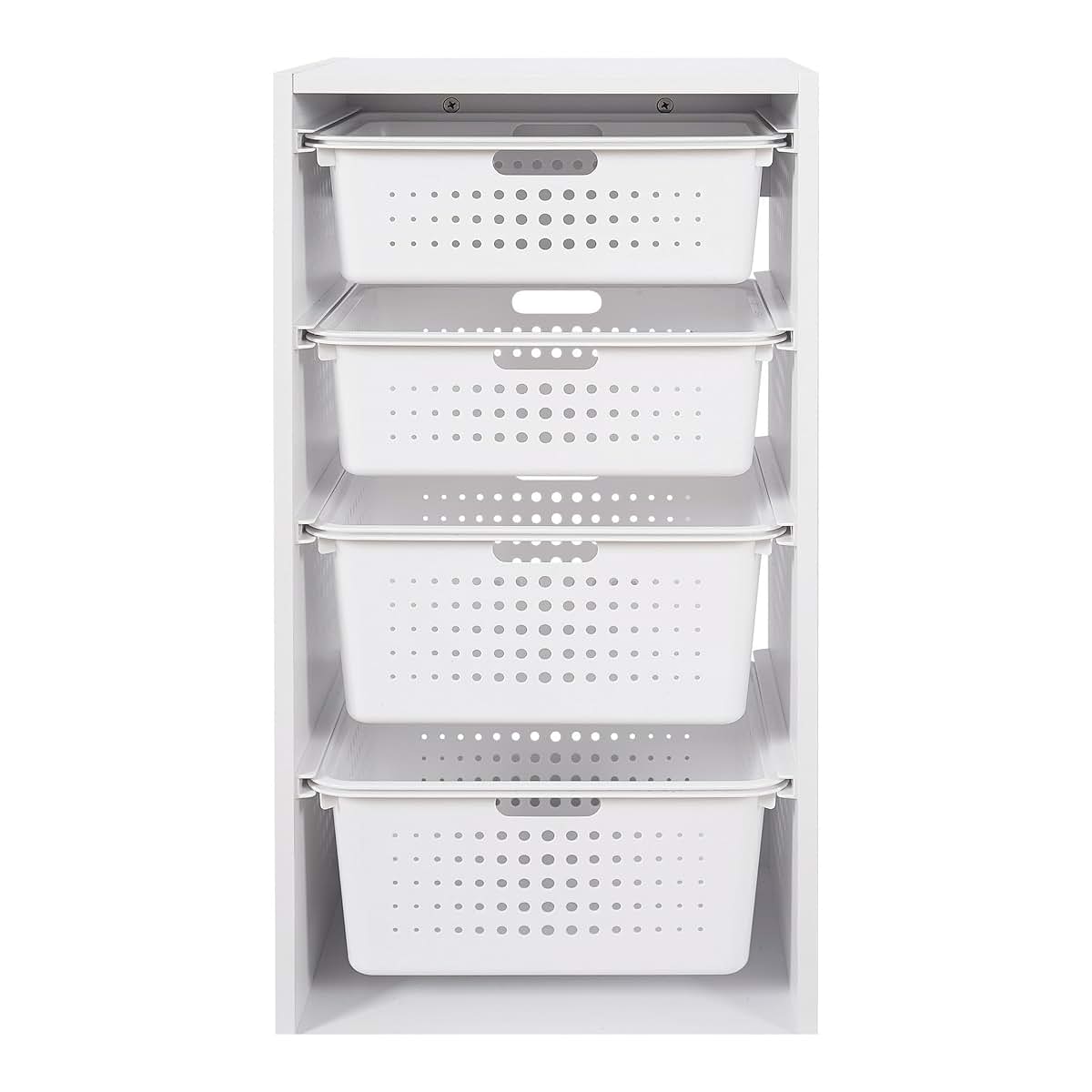 Kids Sliding Bin Organizer with 4 Pull-Out Storage Bins