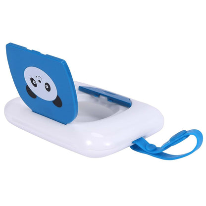 pizarra Travel Wet Wipes Holder Box with Hand Strap, PP Material