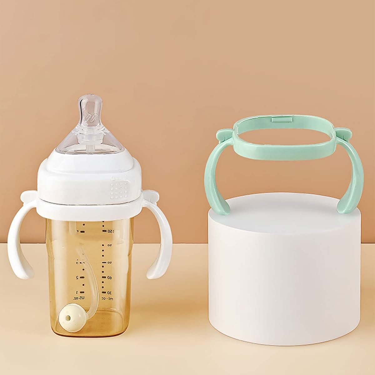 Hokojix Baby Feeding Bottle Handle Ergonomic Grip Polypropylene