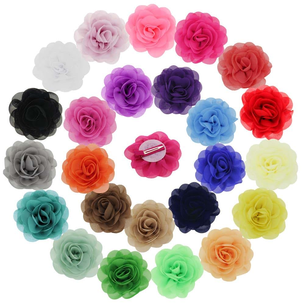 InSowni 24-Piece Alligator Hair Clip Set for Girls' Accessories