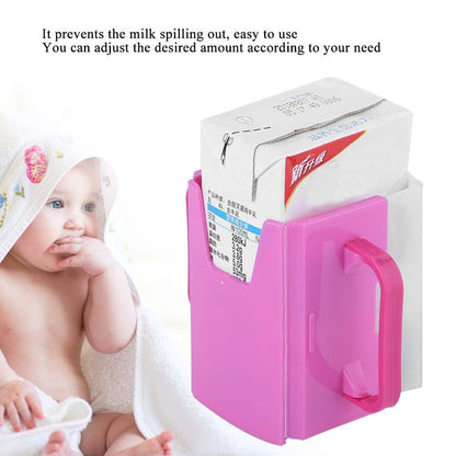 Milk Drink Holder for Kid Child Kitchen Tool - Adjustable Capacity