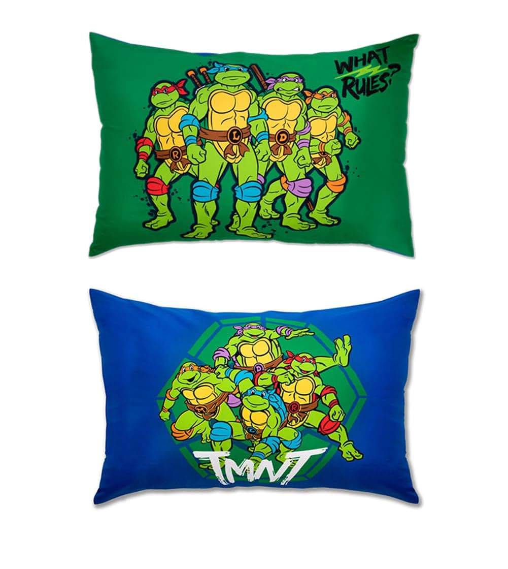 TEENAGE MUTANT NINJA Turtles 4 Piece Toddler Bedding Set – Includes Comforter, Sheet Set – Fitted + Top Sheet + (photo 4)