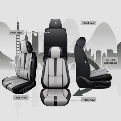 CARSITR Waterproof Car Seat Covers for Hyundai Santa Fe Sport 2014-2018