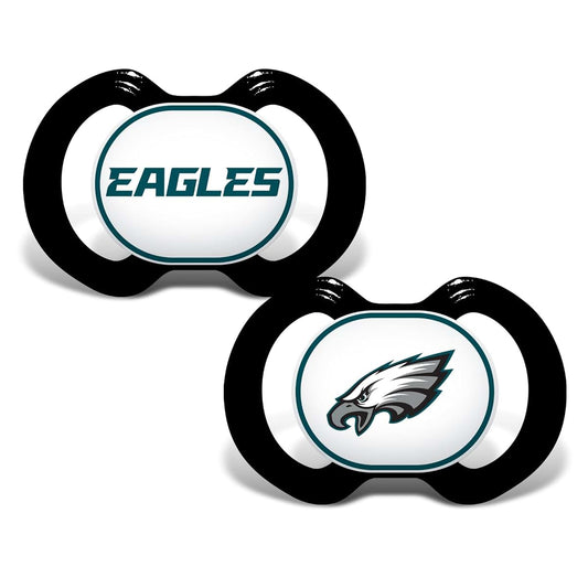 Masterpieces Baby Fanatic NFL Philadelphia Eagles Unisex PHE212Gen. 3000 Pacifier 2-Pack - Philadelphia Eagles, See