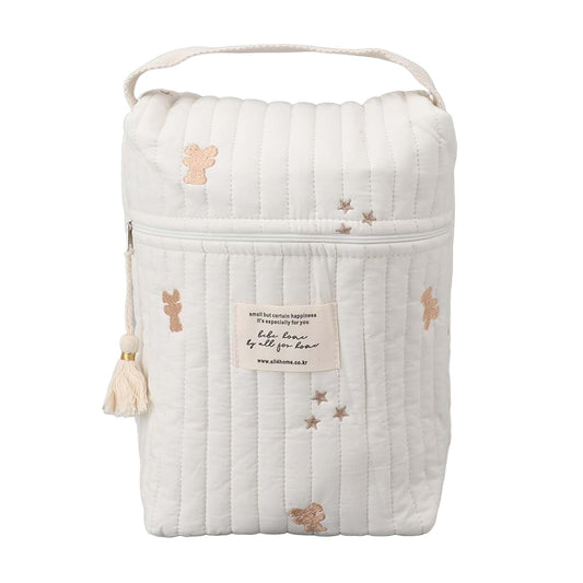 OPPWONG Diaper Bag Organizing Pouches, Multifunction Maternity Bag Mini Diaper Bag Diaper Bag Tote Quilted Cotton Cute