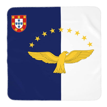 Azores Flag Baby Receiving Blanket for Newborn Swaddle Wrap