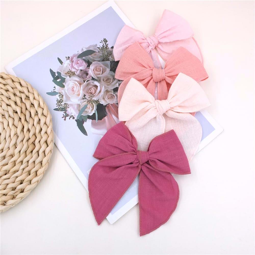 Fable Bow Hair Clip Set for Girls and Women