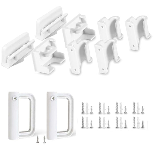 GRENFU Retractable Baby Gate Replacement Parts, Wall Mount Hardware Kit