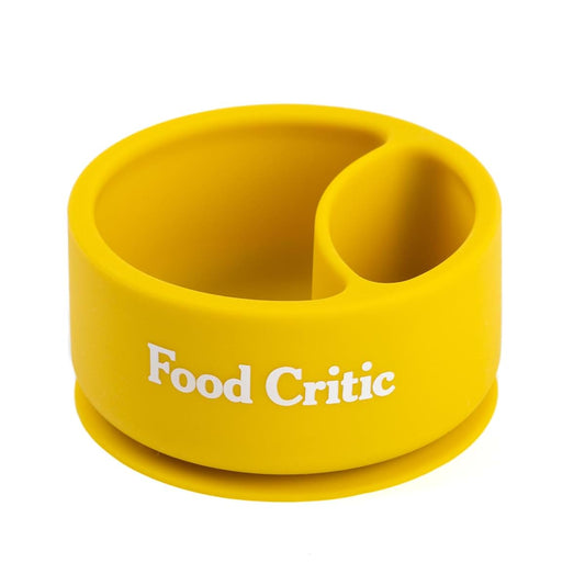 Bella Tunno Food Critic Silicone Suction Bowl With Two-Section Design