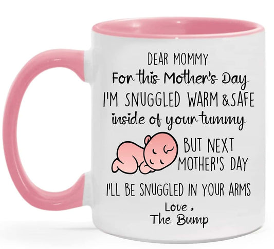 Crate68 Mom To Be Gift for Mothers Day Pregnancy Gift for Mommy To Be Mug From Unborn Baby First Mother's Day for