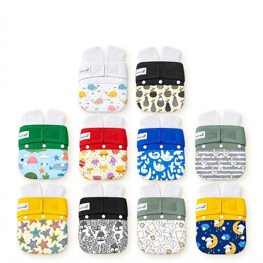 KaWaii Baby One Size HD3 Reusable Cloth Diapers With Inserts