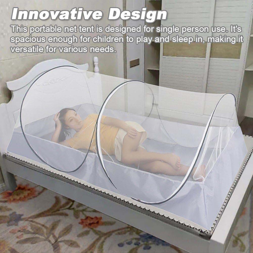 Vobumix Foldable Mosquito Net Bed Canopy And Portable Outdoor Tent (photo 4)