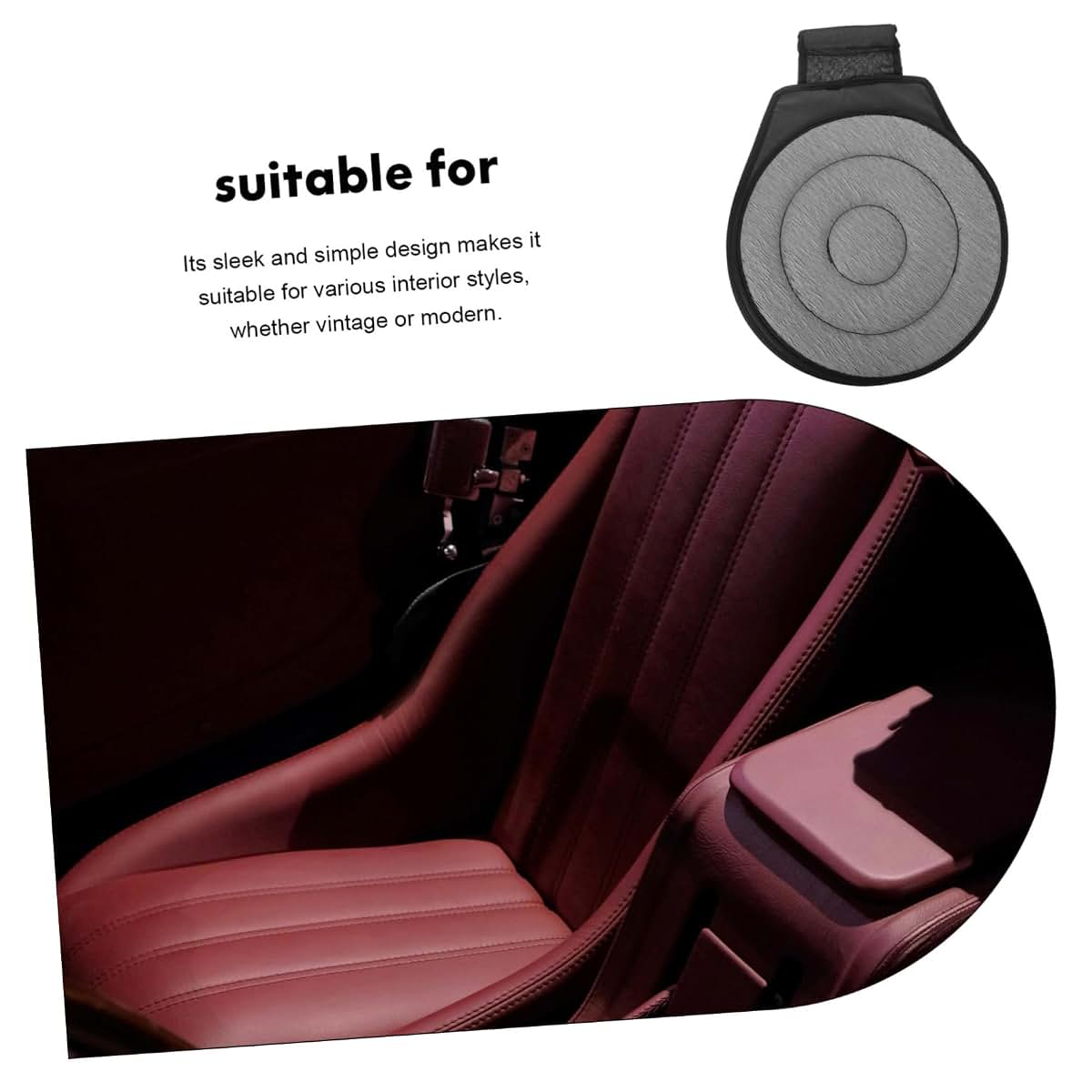 GRIRIW 360 Degree Swivel Cushions for Cars and Offices
