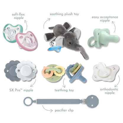 Tiny Trials Pacifier Trial Pack Variety Box For Newborns 0-6 Months (photo 2)