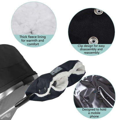 BabyOneStop 360° Warmth Locking Stroller Gloves Hand Muff