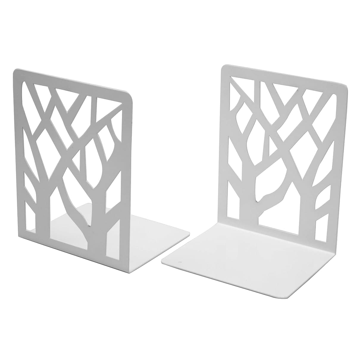 Spillbox Metal Bookends for Bookshelves and Desks