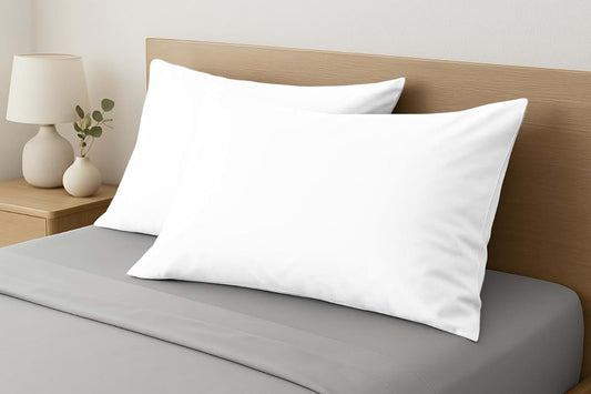 Comfort Beddings Youth Pillow Cases, 16x22 Inch Organic Cotton, Set of 2