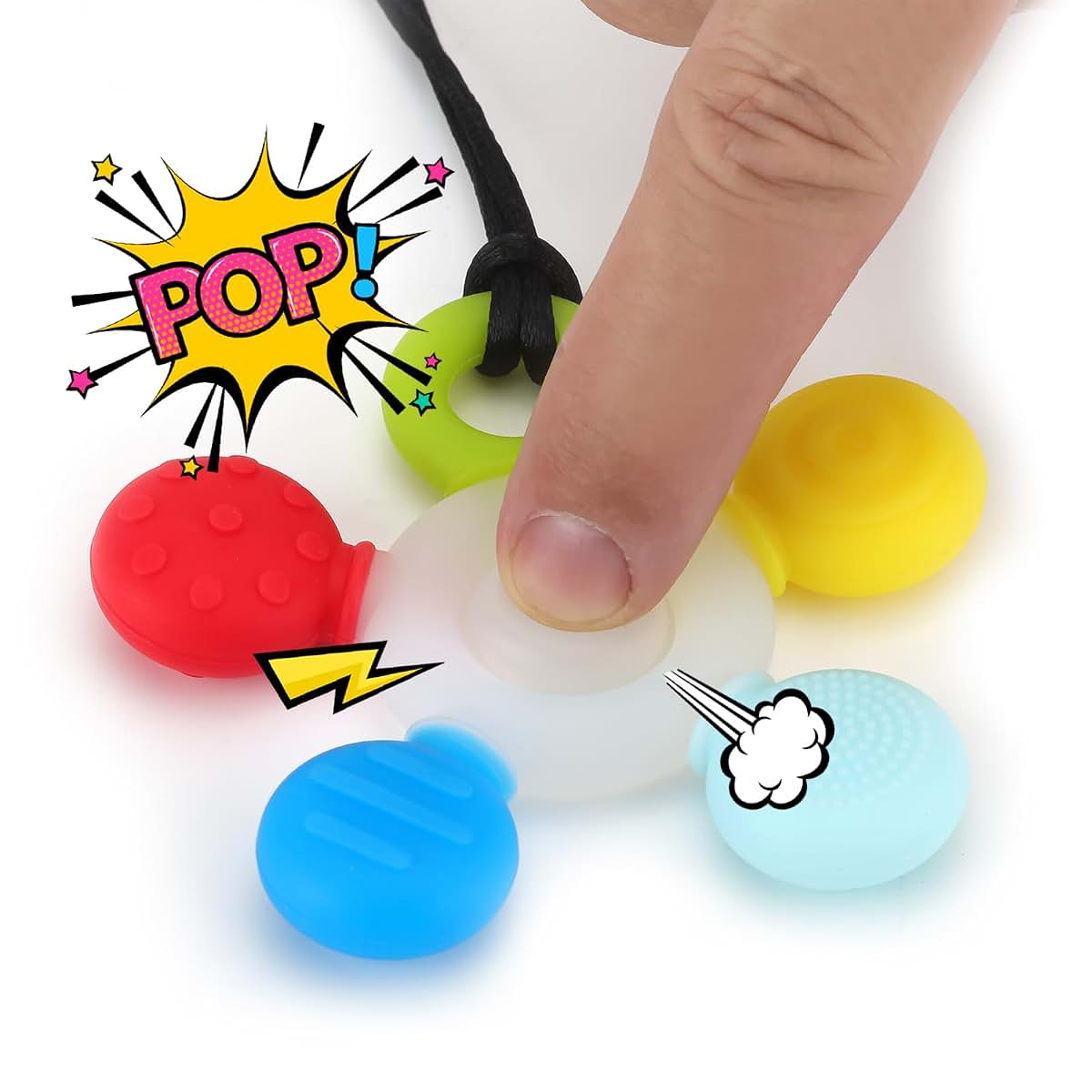 Seeway Chew Necklaces for Sensory Kids, Providing Safe Oral Stimulation (photo 4)