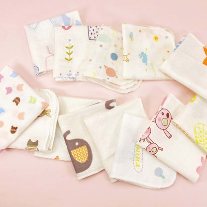 Caralin 10Pcs Baby Washcloth Set In Double Layer Gauze (photo 3)