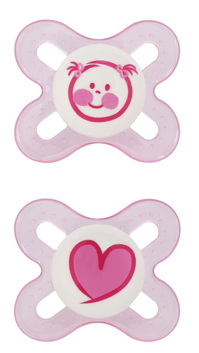 Mam Start Silicone Pacifier, 2 Count, Colors May Vary