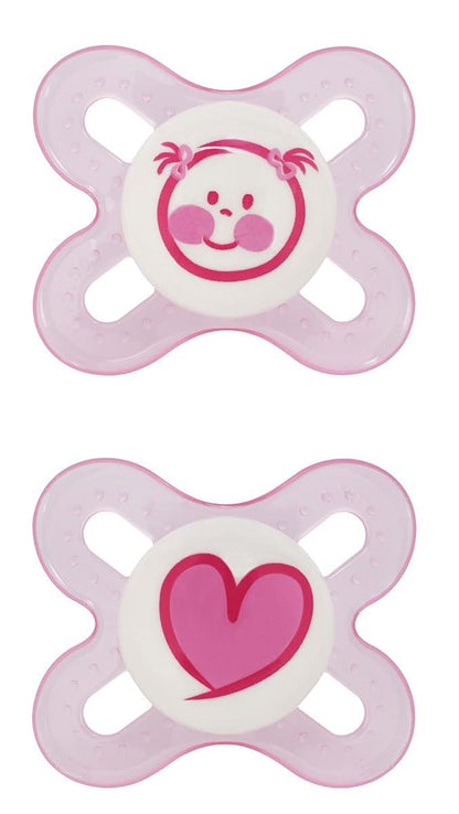 Mam Start Silicone Pacifier, 2 Count, Colors May Vary