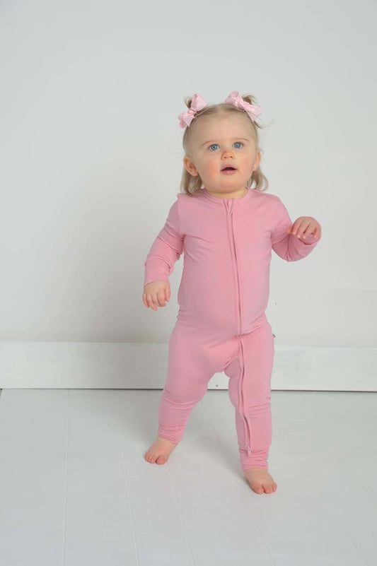 Little Worldz Viscose From Bamboo Toddler Footless Romper With Two-Way Zipper