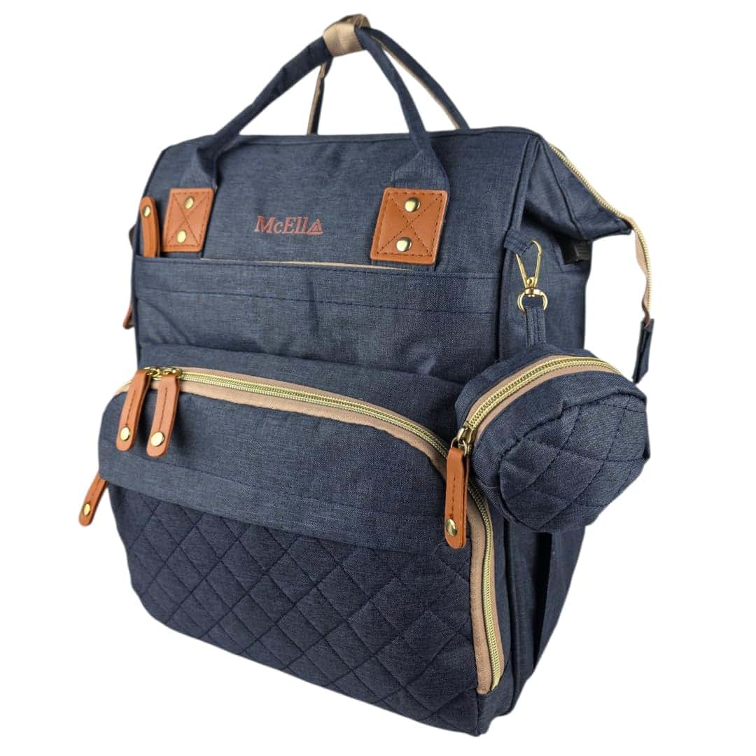 Mc Ella Multi-Function Diaper Backpack in Blue