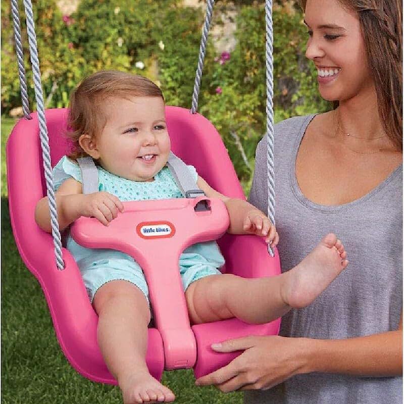 Little Tikes 2-in-1 Snug 'n Secure Swing 4-Pack, Magenta