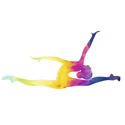 DS Inspirational Decals Rhythmic Gymnastics Wall Decal Sticker