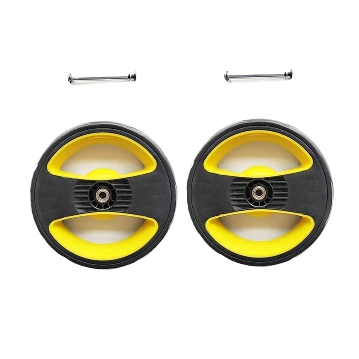 Bingche Replacement Wheels Compatible With DOONA, 1 Pair Front/Back Stroller Wheels with High-Speed Bearings, Durable (photo 2)