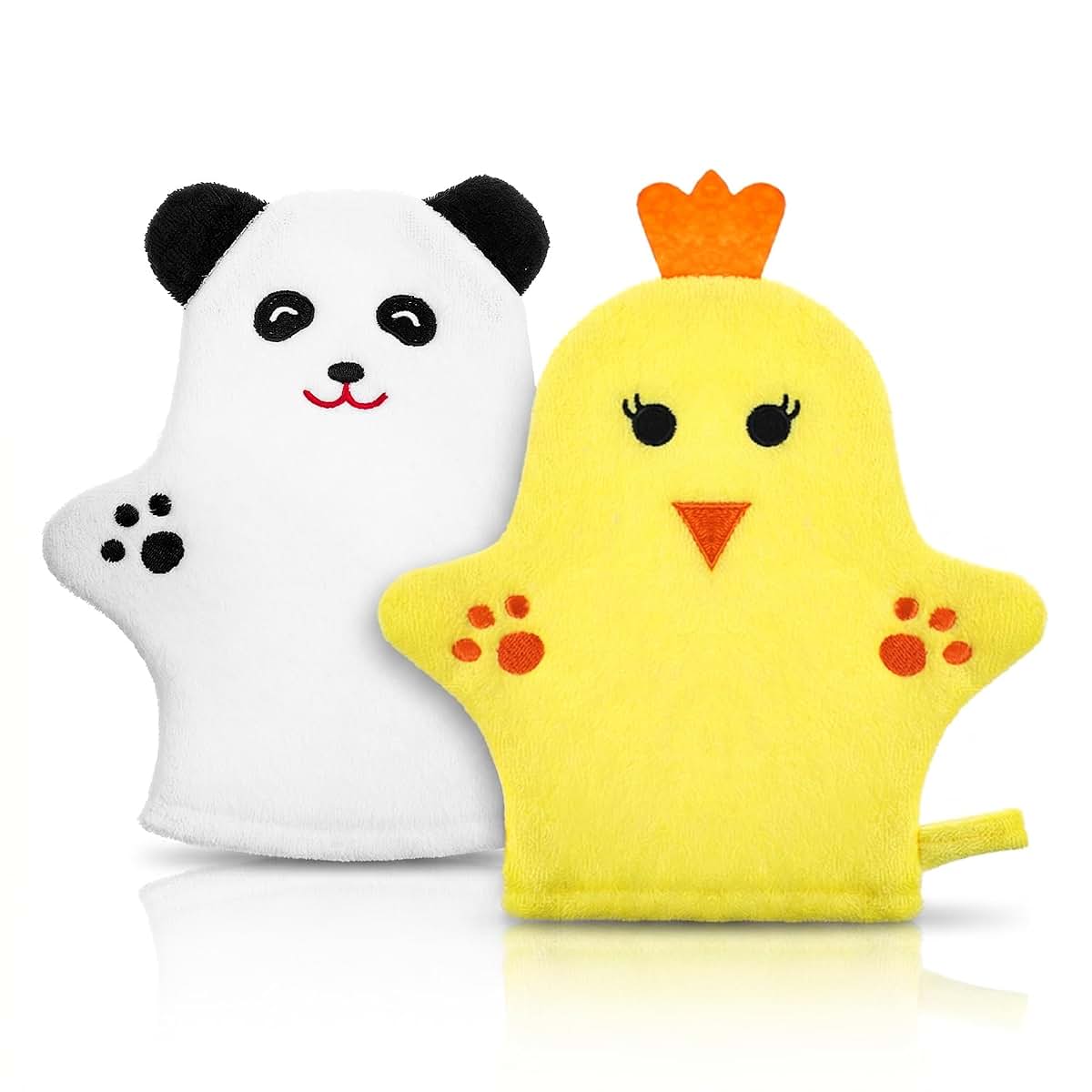 FNANJWQ Baby Bath Mitt Washcloths Gloves Set