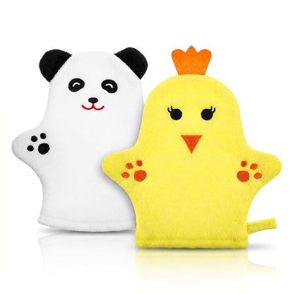 FNANJWQ Baby Bath Mitt Washcloths Gloves Set