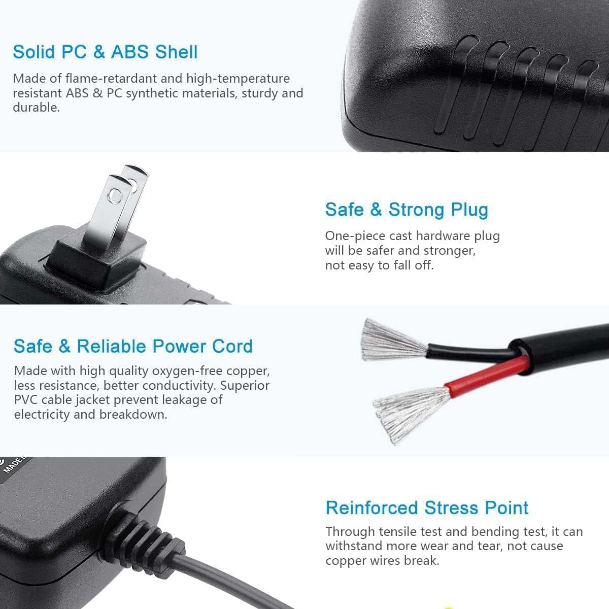 BestCH AC Adapter Power Supply For 4Moms MamaRoo Infant Bouncer (photo 2)