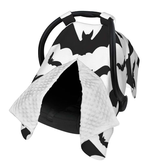 RAAPSBRW Spooky Halloween Bats Black Baby Car Seat And Multi-Use Cover