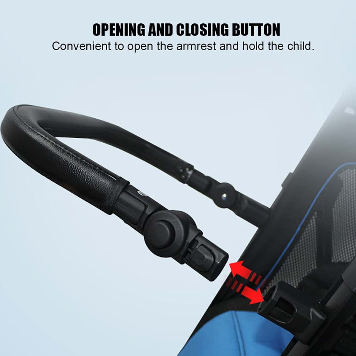 Worem Universal Baby Stroller Bumper Bar With Adjustable Angle (photo 3)