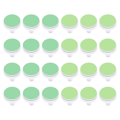 24-Piece Electric Nail Trimmer Replacement Pads for Momcozy Nail File, Dark and Light Green