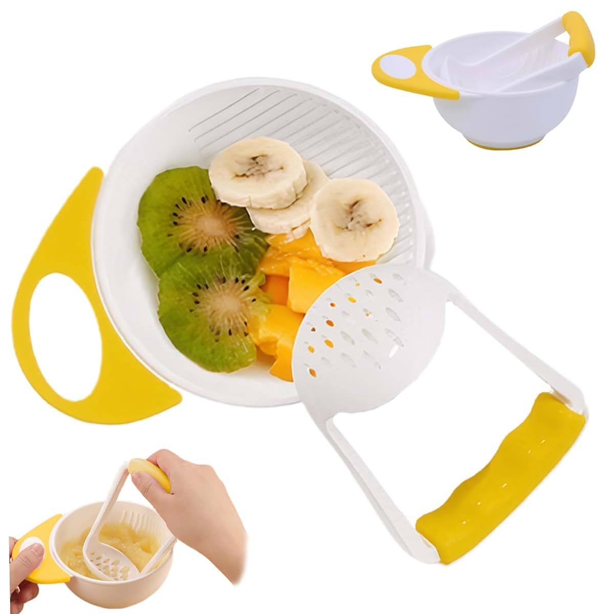 Kalastussaari Baby Food Maker with Handle and Masher