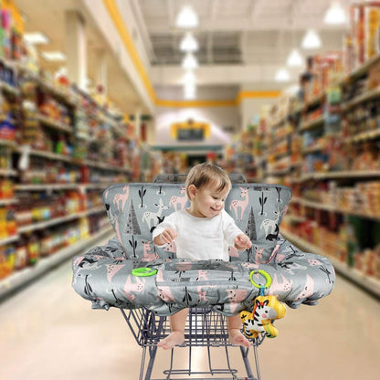 ICOPUCA Shopping Cart Cover with Padded Seat Cushion