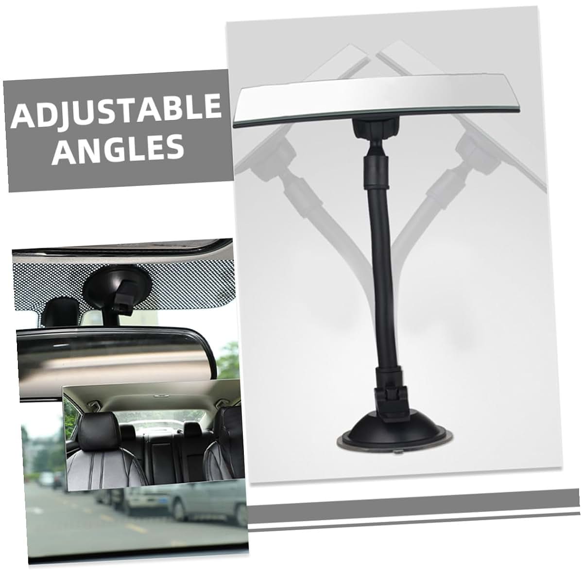 Rear Facing Car Mirror with Suction Cup for Vehicle Interior View